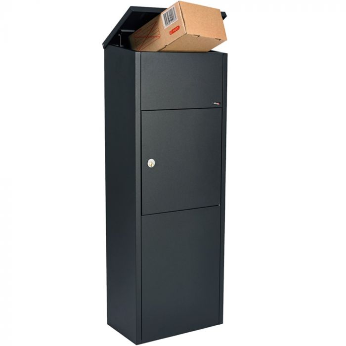 Pakket Brievenbus Allux 600 Zwart.