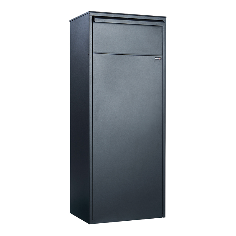 Pakket Brievenbus Allux 800 Achteruitname Zwart