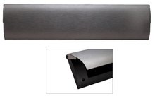 Briefplaat rvs 81040 ellen matic tochtwering met borstel