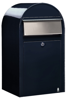 Bobi Grande Zwart Blauw / RVS Klep