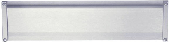 Briefplaat RVS tochtwering rechthoekig SQUARE LSQ620BI IN