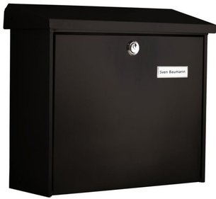 Burg Wächter Brievenbus Comfort Zwart met Lampje