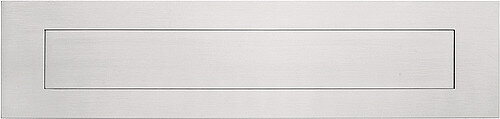 Briefplaat rvs rechthoekig SQUARE LSQ620 IN