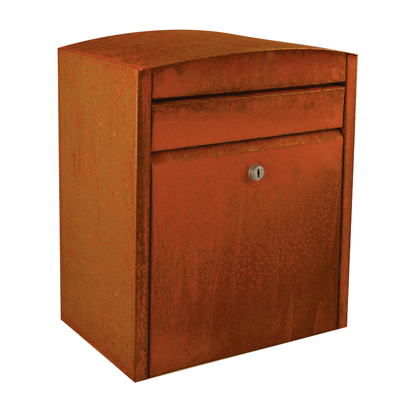 Brievenbus Stoer! LYON Cortenstaal