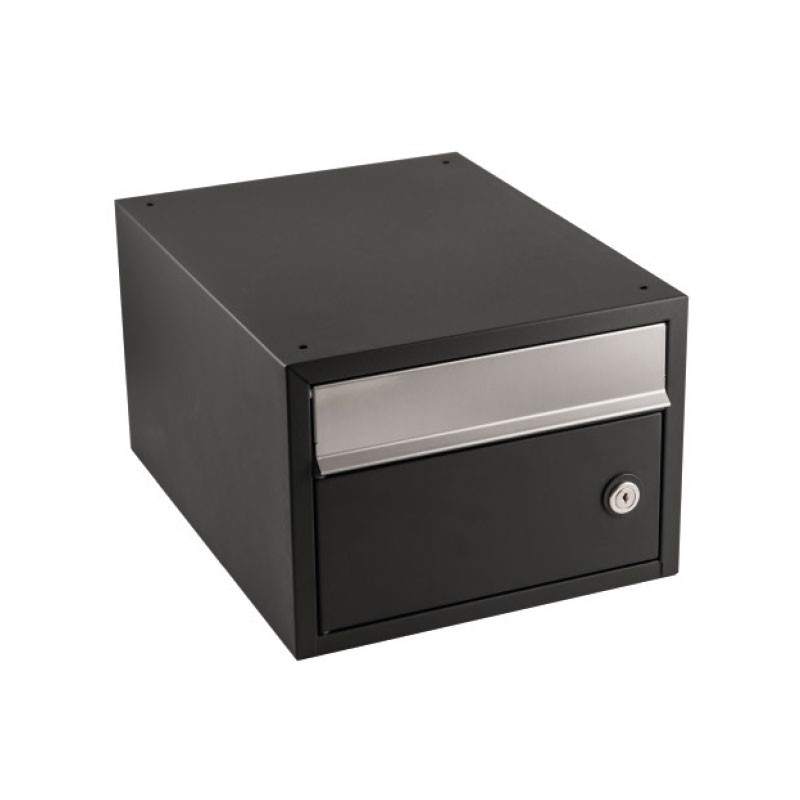 Brievenbus Brick 215mm zwart