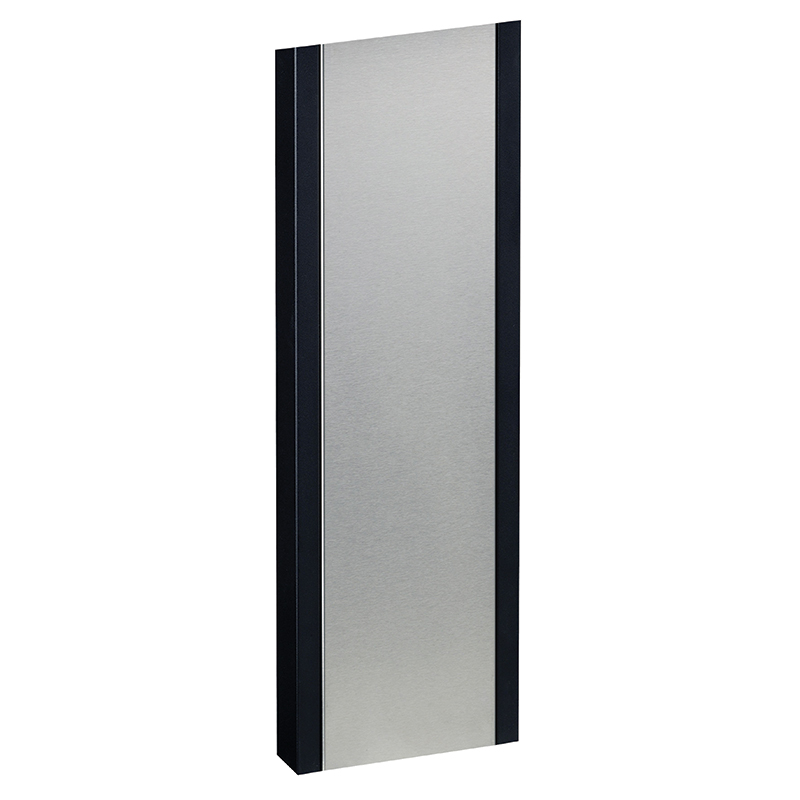 Brievenbus statief Allux 1001 Zwart - RVS