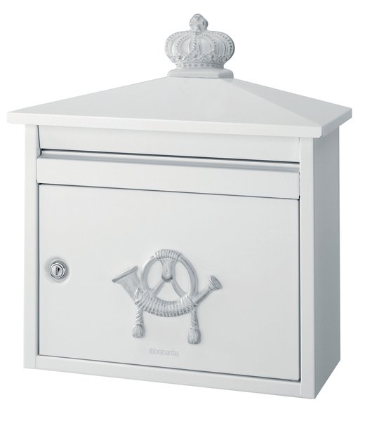 Decayeux Brievenbus posthoorn D210 Wit / Brabantia B210 Wit